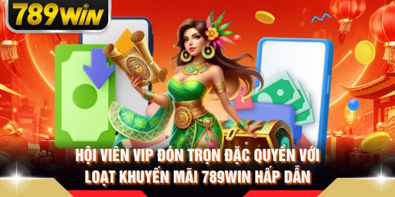 Hội viên VIP đón trọn đặc quyền với loạt khuyến mãi 789WIN hấp dẫn